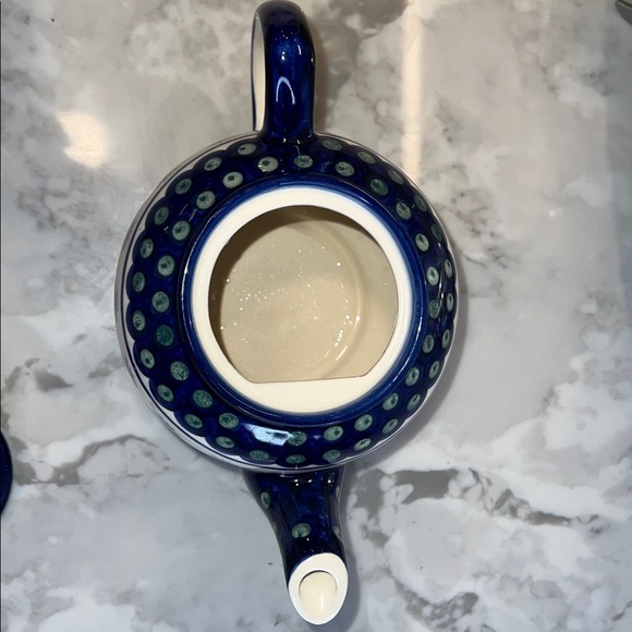 Boleslawiec Polish Pottery Strawberry Teapot - Picture 4 of 14